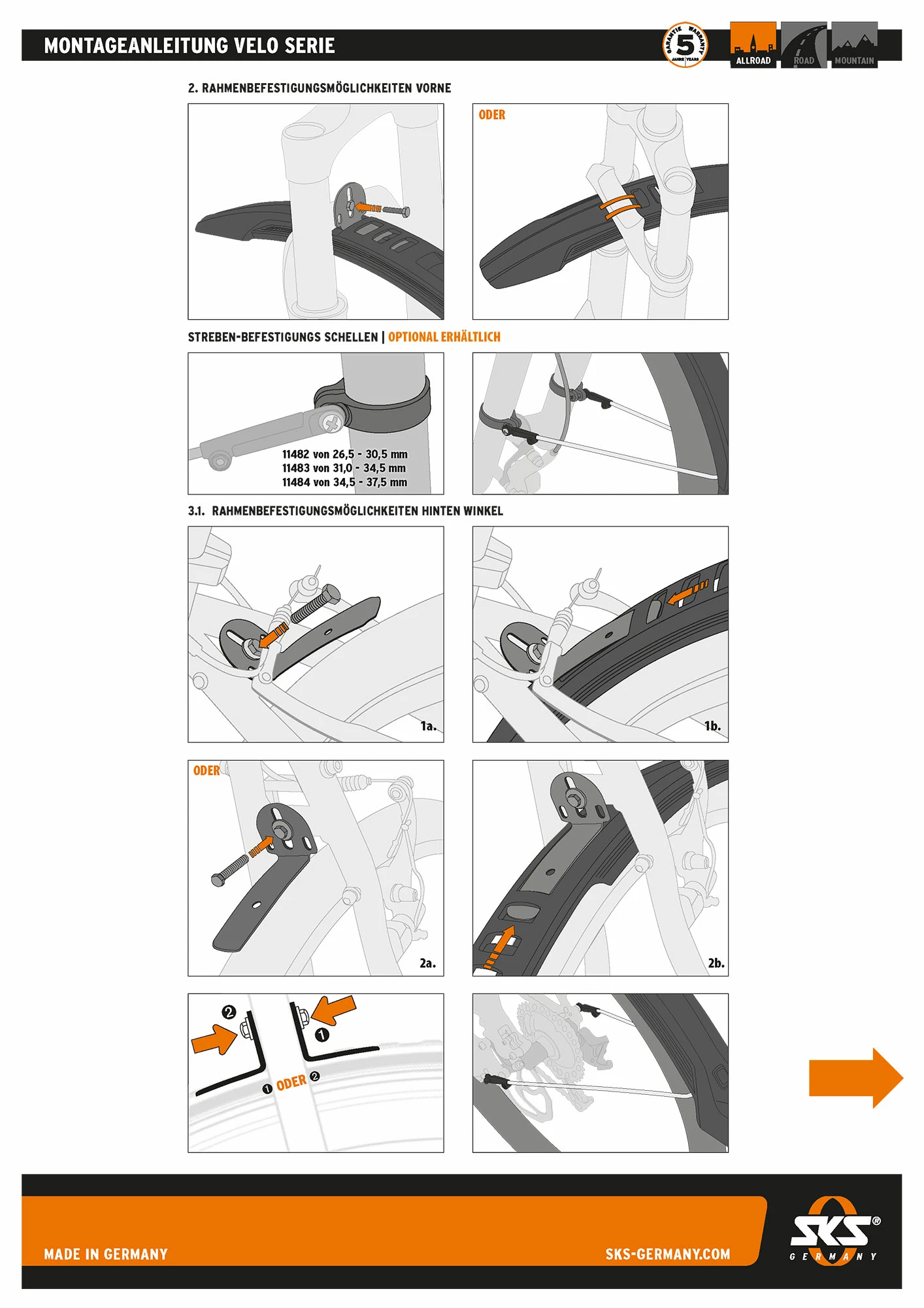 SKS Germany Kit De Garde-boue Velo 65 Mountain 29 – Image 6