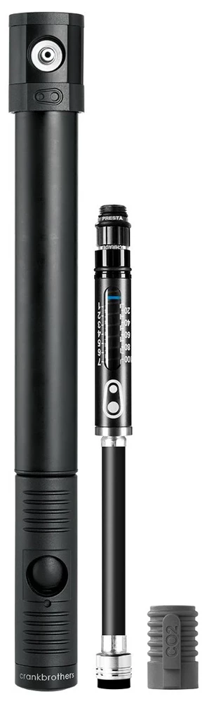 Crankbrothers Klic HV Pompe à CO2/à Main Avec Manomètre