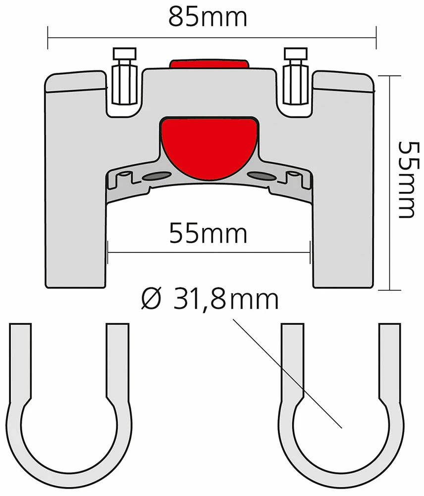 Rixen & Kaul - KLICKfix Adaptateur De Guidon Surdimensionné KLICKfix – Image 3