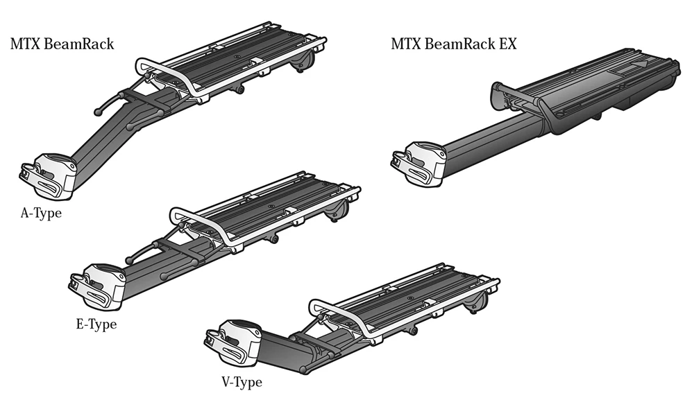 Topeak Porte-bagages MTX BeamRack V-Type – Image 2