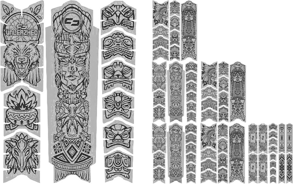 Unleazhed Unscratch Frame Film De Protection Pour Cadre - Tatanka Black Matt