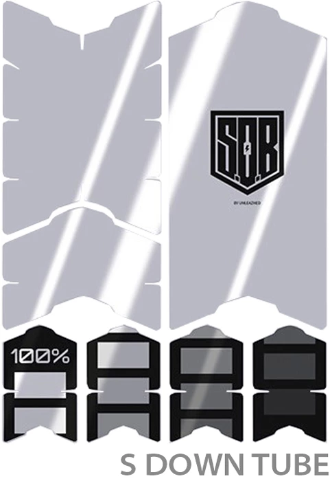 Unleazhed Unscratch Frame Film De Protection Pour Cadre - E-Bike Sons Of Battery Black Glossy – Image 3